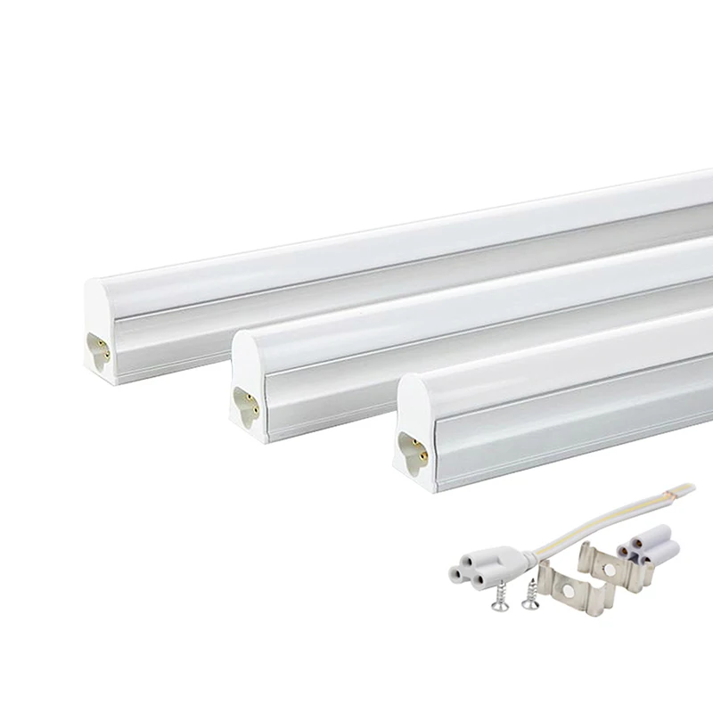 

4pcs LED T5 Tube LED Bulbs Tube 12W 3ft=90cm 9W 2ft=60cm LED Fluorescent Tube AC220-240V 50HZ SMD2835 Cold white Warm White