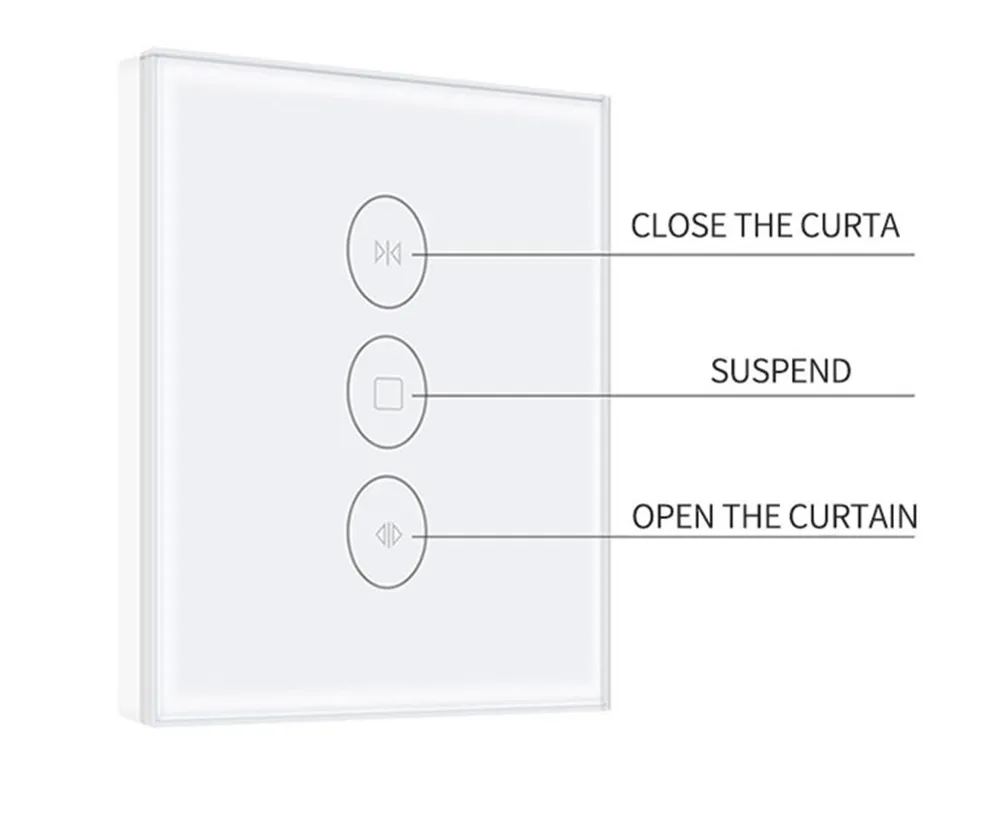Интеллектуальная Электрическая шторка с WIFI переключатель панели мобильного телефона пульт дистанционного управления