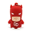 Cartoon characters usb flash disk 16GB 32G 64GB full capacity pen drive The Avengers memory stick mini plastic U disk super Hero - Цвет: 9.Official standard