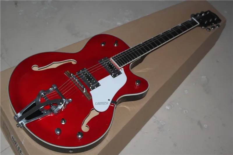 Factory Custom Gretsch Guitar wine red Falcon 6120 Semi Hollow Body