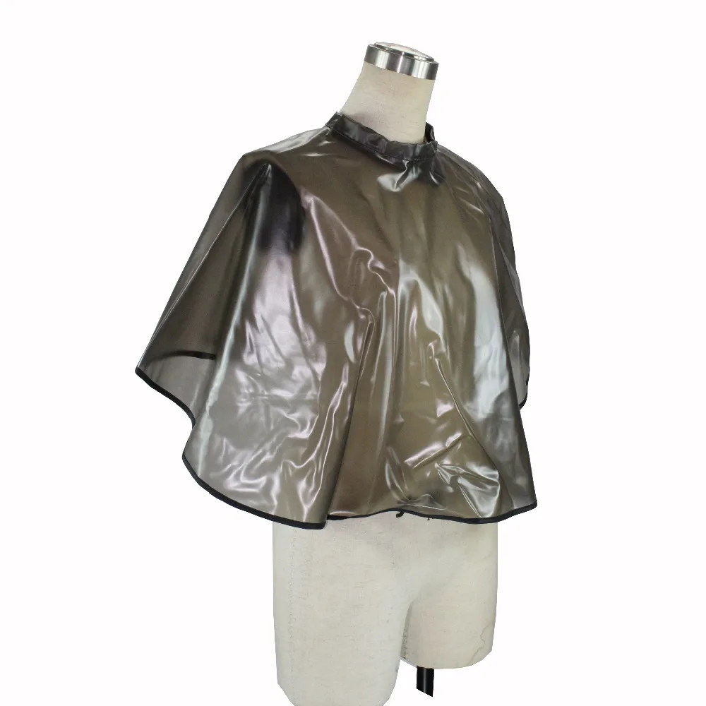 

PVC Hair Coloring Cape In Good Qaulity Salon Hair Perm Wrap T-098 Waterproof And Anti Chemical HairStyling Cape In Light Weight