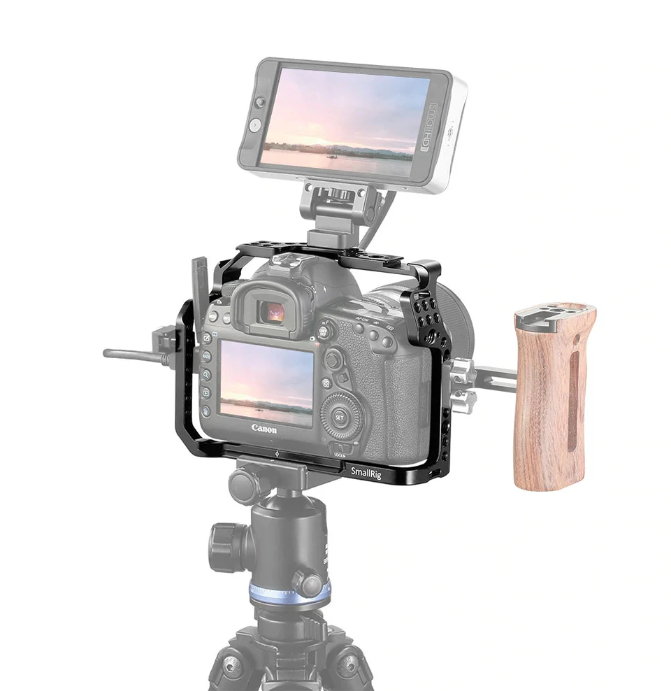 SmallRig 5D Mark IV клетка для камеры Canon 5D Mark III клетка с железнодорожный вокзал Холодный башмак крепление для DIY вариант 2271