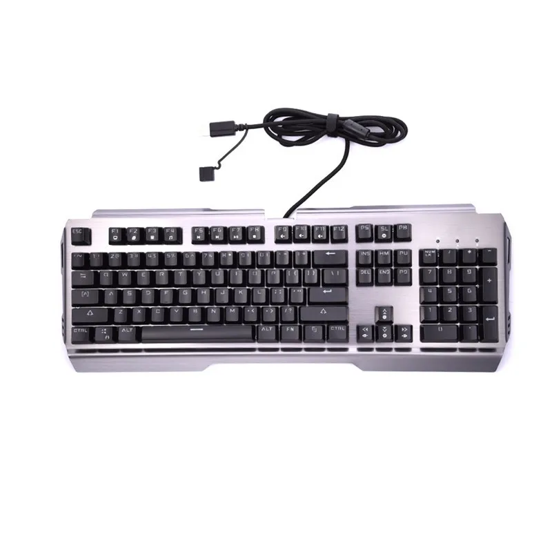 

Blue Switch Professional Game Gaming Mechanical Keyboard USB Powered Ergonomics LED Backlit for LOL Dota Gamer Desktop Computer