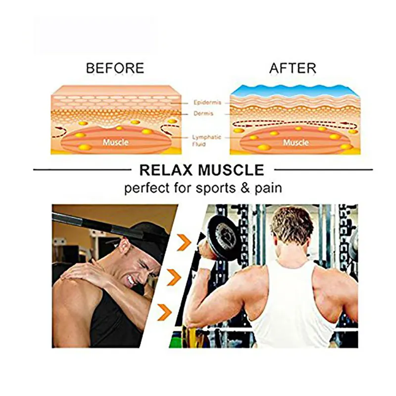 Muscle Recovery Tape Support Sport Equipment Fitness Safety Ease Pain Waterproof Low Irritation Sturdy Breathable Muscle Bandage