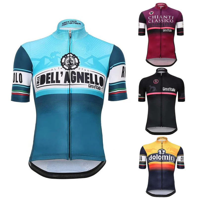 

2019 Pro Team Men's Tour De Italy D'ITALIA Cycling Jerseys Short Sleeve Bike Jersey Cycling Bicycle Shirts Clothing For Men