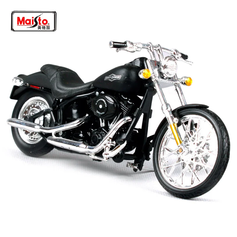 

Maisto 1:18 2008 Harley FXSTB Night Train MOTORCYCLE BIKE Model FREE SHIPPING 20#