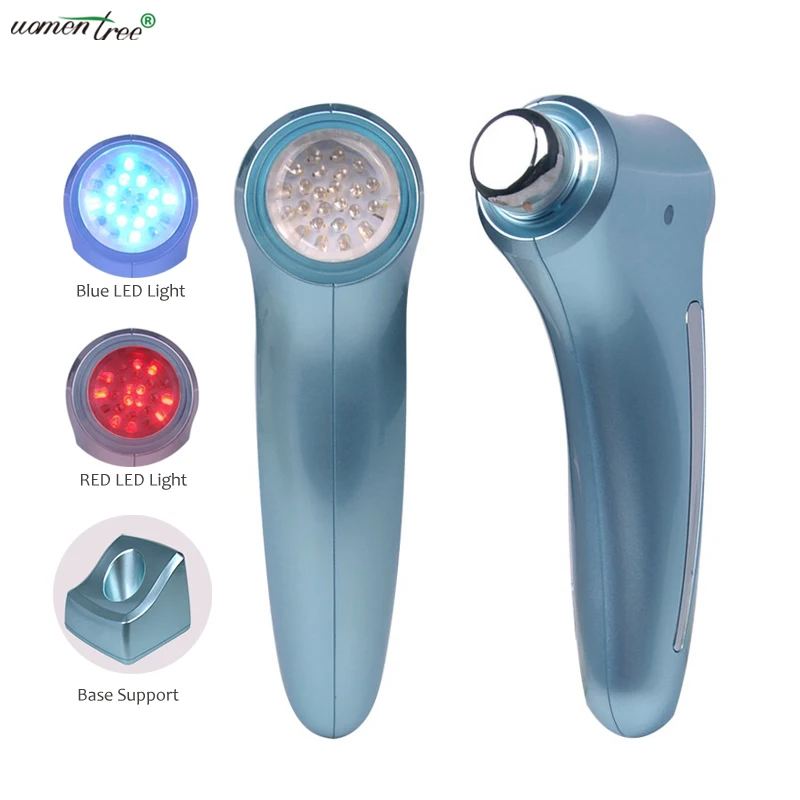 CM 7 2 Portable Red and Blue Photon Light Therapy Skin Care Device