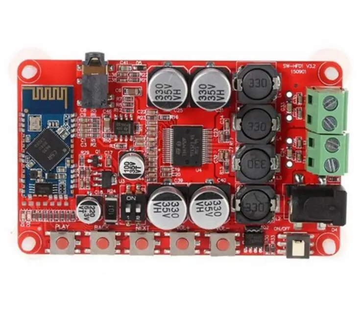 

TDA7492P Bluetooth Amplifier Board Audio Receiver Preamplifier Bluetooth CSR4.0 Digital Amplifier