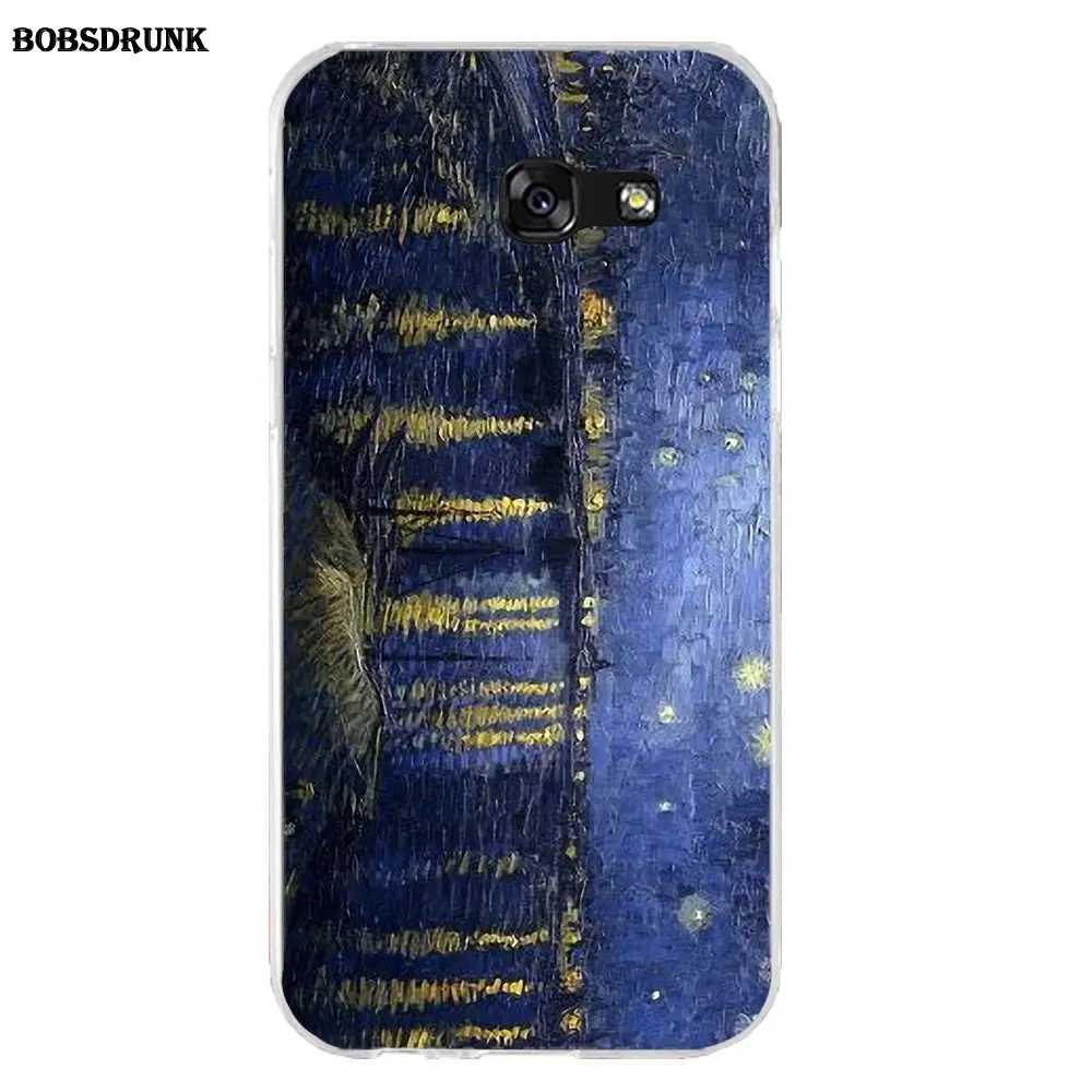 as picture EJGROUP Винсента Ван Гога 1888 Звездная ночь для Samsung Galaxy A3 A5 A7 J1 J2 J3 J5 J7 мягкие чехлы для мобильных телефонов - Цвет: as picture