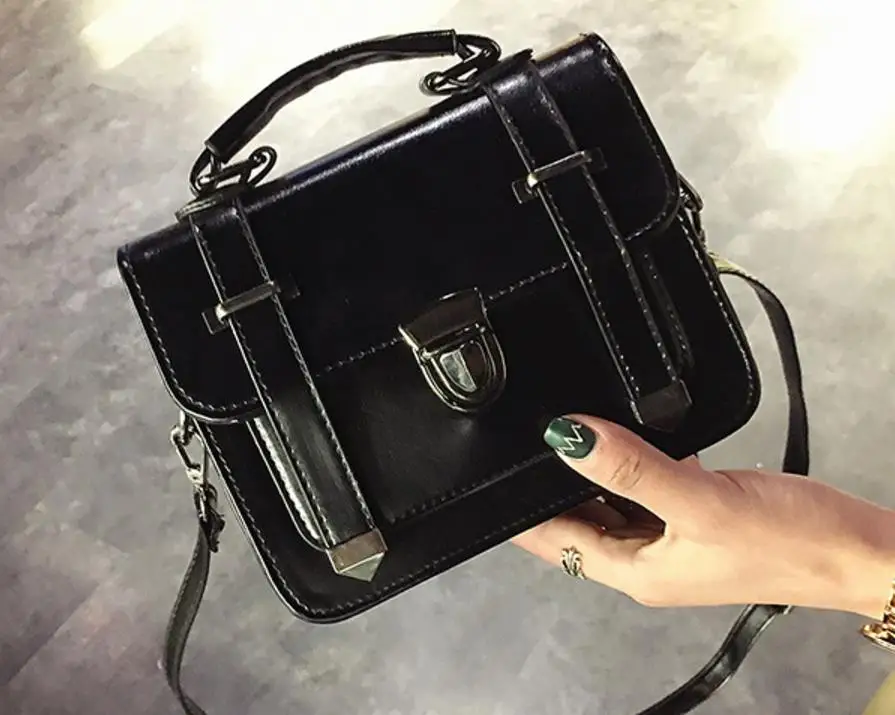 

2019 New Satchel Fashion Shoulder & Crossbody Bags Retro All-match Tide Lock Set Small Arrow Women's Messenger Bag