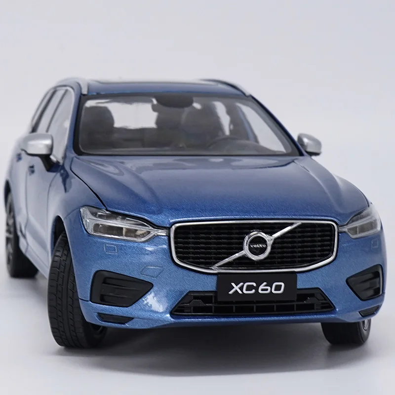 1/18 все новые Volvo XC60 T5 AWD спортивной секции SUV литая модель автомобиля модель внедорожника синий Оригинальная коробка Коллекционная модель