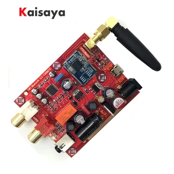 

New AUX input CSR8675 wireless Bluetooth 5.0 Receiver module PCM5102A APTX HD I2S IIS DAC decoder 24bit With Antenna A2-005