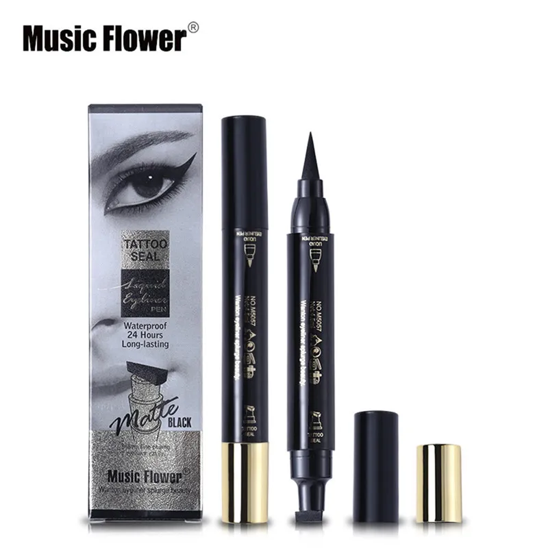 

Extra Fine Black Eyeliner Pen - Waterproof Super Precision Cat Eye Flick Eyes