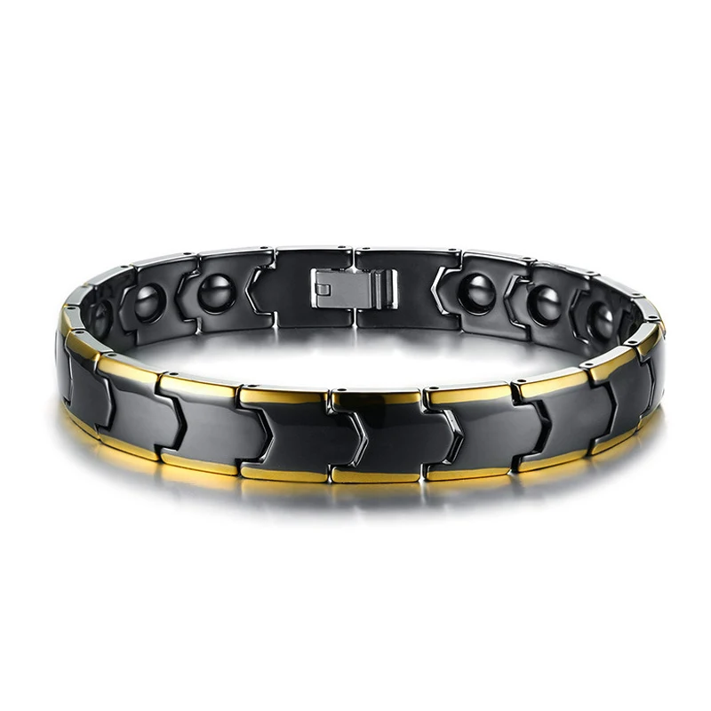 High Quality Ceramic Bracelet Men Health Black Bio Germanium
