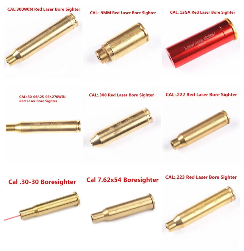 Mizugiwa Cal 12ga 20ga 222 223 30 06 300win 30 30 308 7 62x39 7 62x54 7 Mm 9 Mm Remington Kaliber Cartridge Laser Bore Penglihatan Cartridge Laser Bore Laser Borelaser Bore Sight Aliexpress