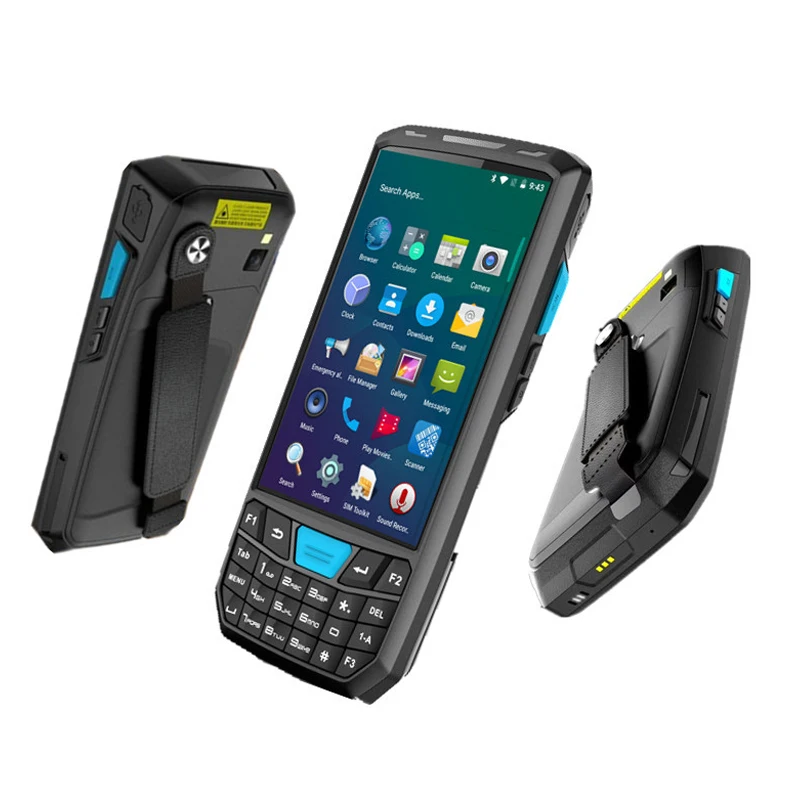 Портативный 4G Android 7,0 PDA 1D/2D Honeywell считыватель штрих-кодов 4,5 дюймов HD сенсорный экран POS терминал беспроводной Wi-Fi считыватель штрих-кода