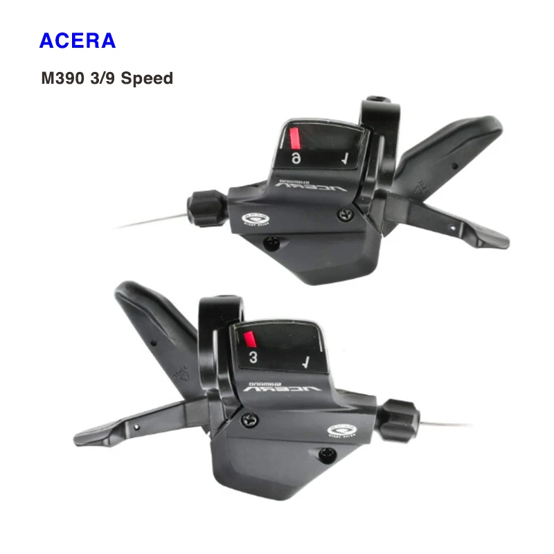 Shimano Acera SL M390 الزناد شيفتر العتلات 3x9 ثانية سرعة MTB الدراجة شيفتر رافعة دراجة أجزاء Shimano Acera SL M390 الزناد شيفتر العتلات 3x9 ثانية سرعة MTB الدراجة شيفتر رافعة دراجة أجزاء