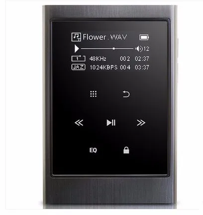 Aigo Z1 MP3 игроков 8G энтузиастов без потерь Hi-Fi музыкальный плеер с сенсорным экраном металлические долгого ожидания Поддержка MP3 ape flac WAV