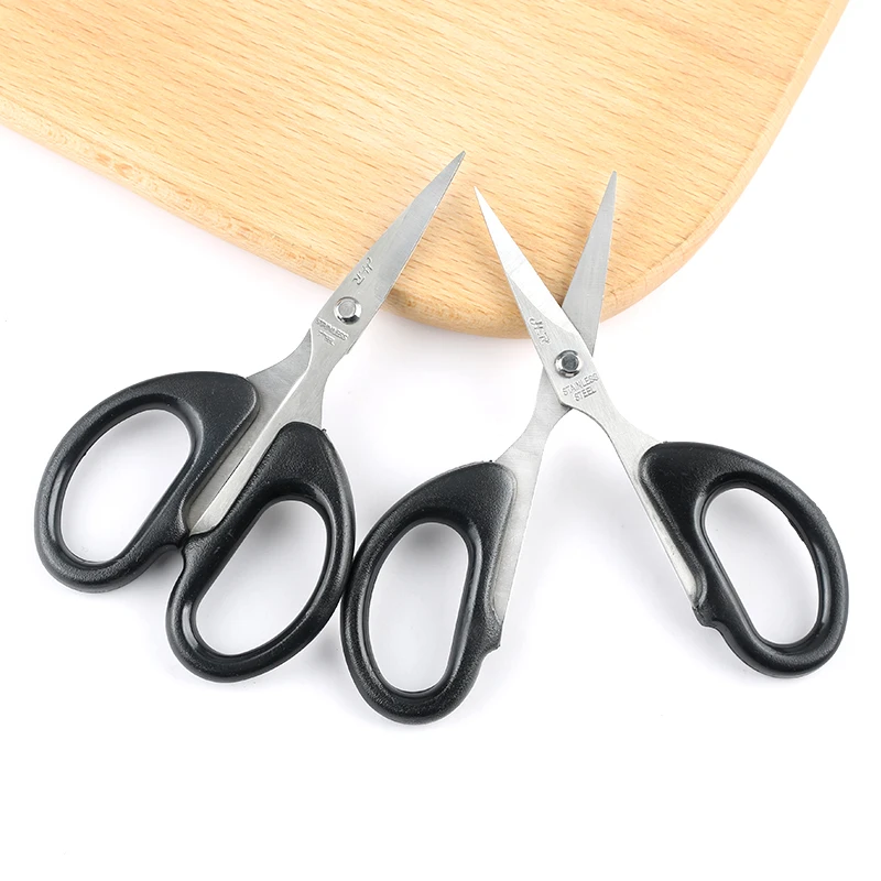 Stainless Steel Durable Household Scissors Office Paper-cut Scissors Sharp  Shears Students DIY Scissor Tool Kitchen Scissors