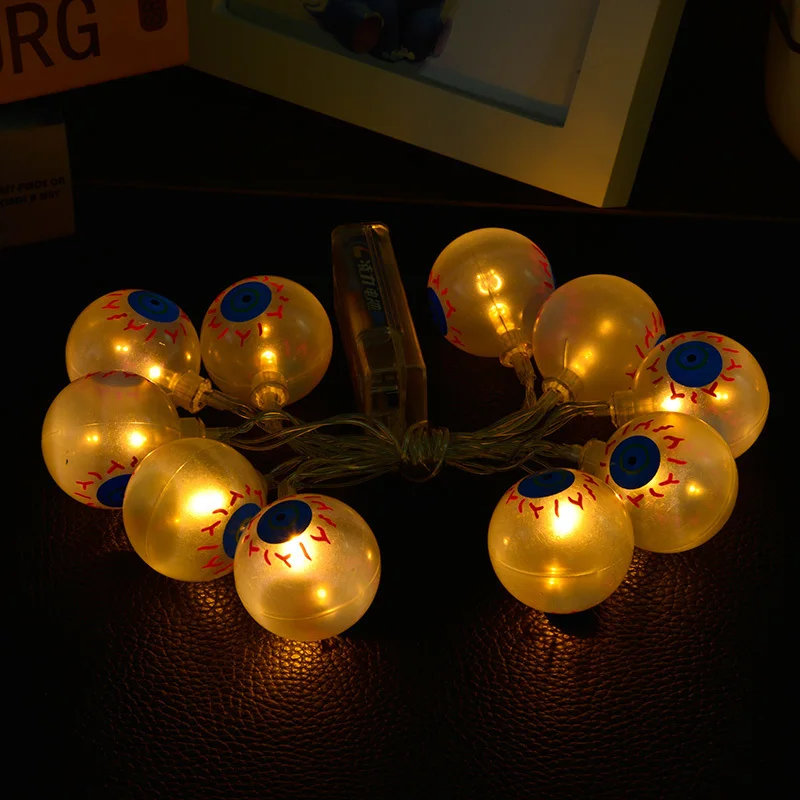 10/20leds Halloween Eyes LED String Lights Battery Power Ghost LED