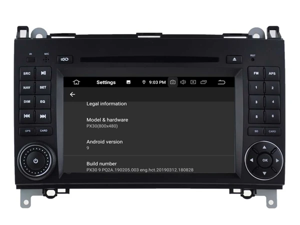 Sale Navirider autoradio gps navigation android 9.0 car radio Player For BENZ Viano Vito W245 W169 A/B CLASS DVD aux stereo device 5