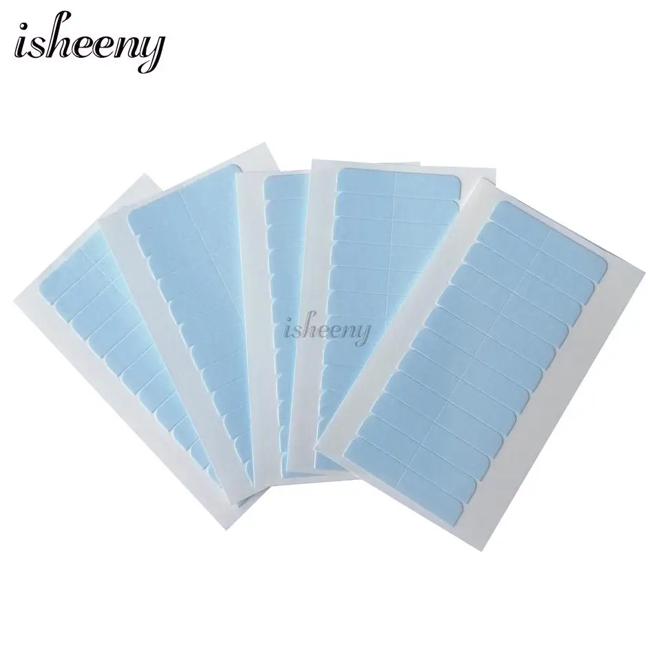 Pre Cut Double Side Tape Tabs 5pcs/lot White Hair Extension Adhesive Replacement Glue Tape For Tape Hair/ Toupee/ Lace Wig Blue Pre Cut Double Side Tape Tabs 5pcs/lot White Hair Extension Adhesive Replacement Glue Tape For Tape Hair/ Toupee/ Lace Wig Blue