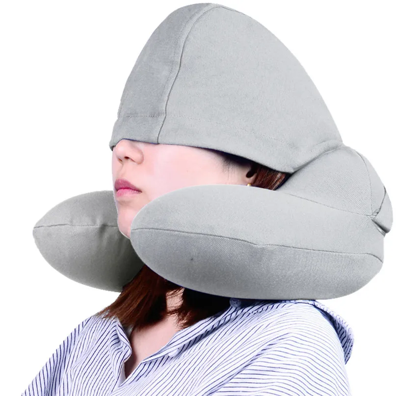 Inflatable Pillow Travel Air Cushion Camping Beach Car Head Rest Support camping equipment outdoor #2y14 (6)