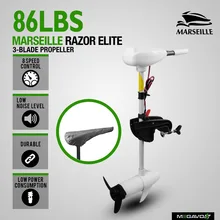 86LBS Электрический Троллинг Мотор Надувная лодка подвесной мотор Рыбалка белый