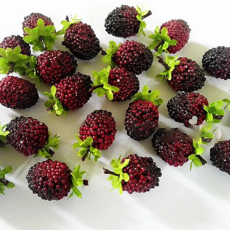 Strawberry Fruit Decoration Flower Artificial Fruit Paddle Strawberry