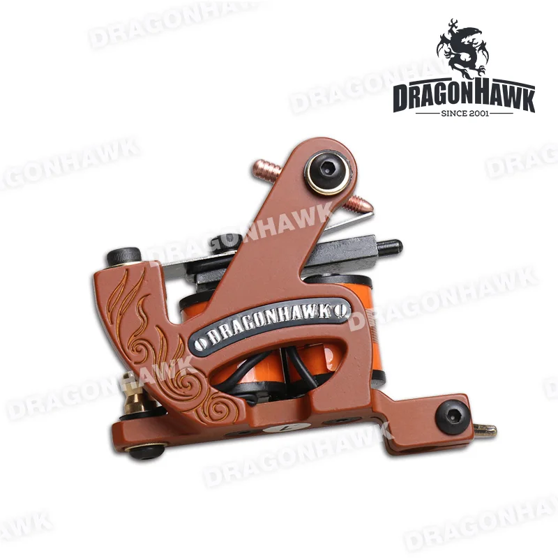 

Coloring Tattoo Machine 10 Wraps Coils Professional Shader Tattoo Machine Quality Tattoo Supply Tattoo Gun