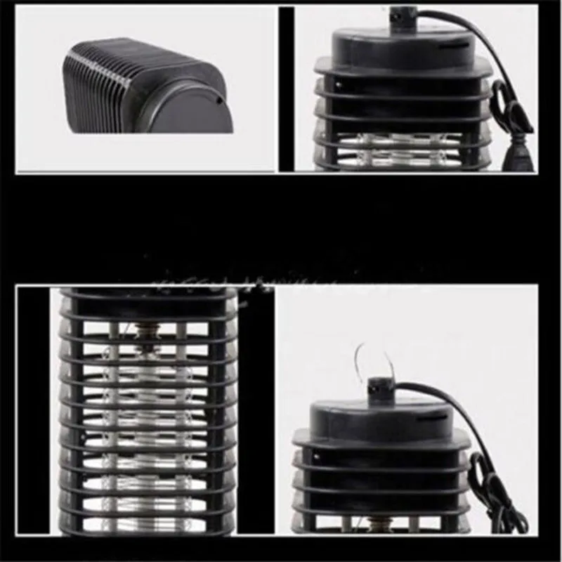 Electronics Mosquito Killer Trap Moth Fly Wasp Led Night Lamp Bug Killing Pest Zapper EU US Plug