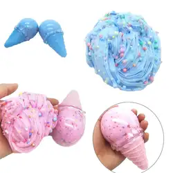 Удивительно реалистичные мороженое смешивания облако слизь мягкими Шпатлёвки Ароматические стресса декомпрессии игрушки для детей глина