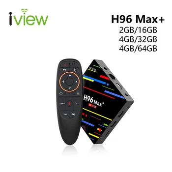 

Android TV Box H96 MAX Plus with ATV Voice Remote Control RK3328 Quad Core Android 8.1 2.4G/5G WiFi 4K Netflix Smart TV Box