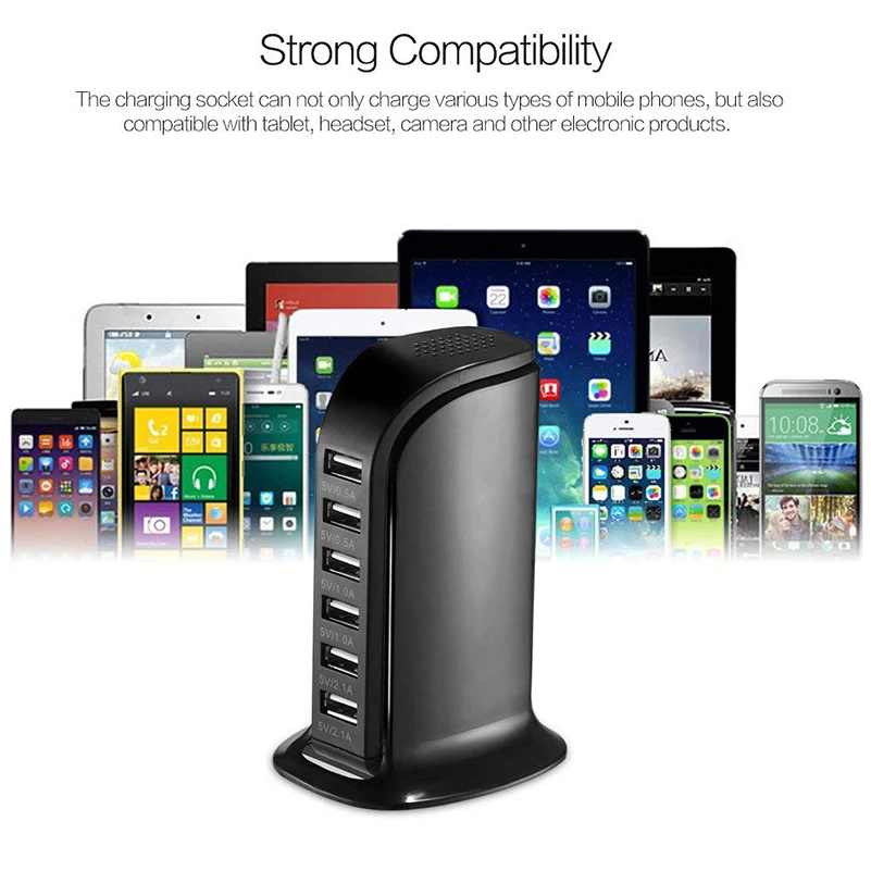 30 واط 6 ميناء USB الجدار شاحن محول الطاقة USB محور شحن محطة شاحن سفر محمول لنا الاتحاد الأوروبي المملكة المتحدة التوصيل لأجهزة الهواتف المتحركة ... 30 واط 6 ميناء USB الجدار شاحن محول الطاقة USB محور شحن محطة شاحن سفر محمول لنا الاتحاد الأوروبي المملكة المتحدة التوصيل لأجهزة الهواتف المتحركة ...