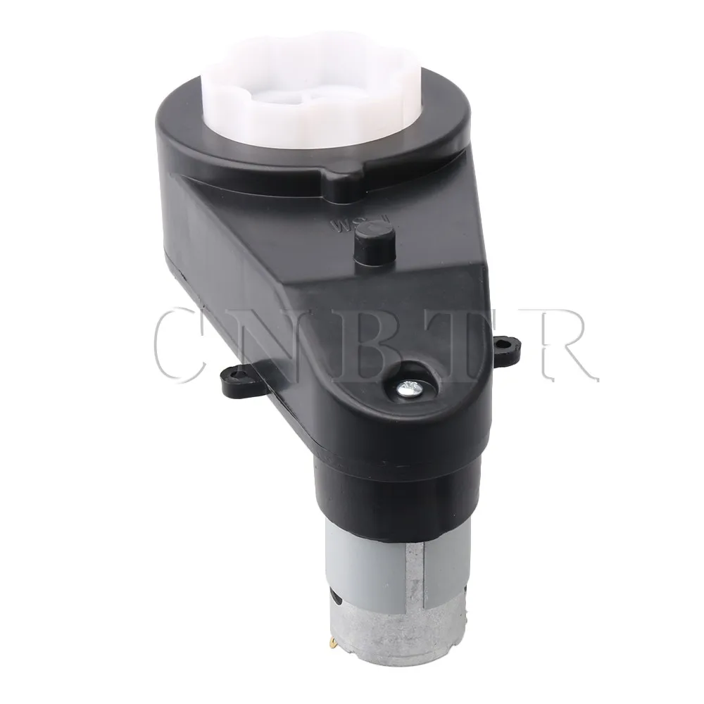 

CNBTR 12V 8000RPM Plastic Electric Motor with Gear Box for Kids Power Wheels