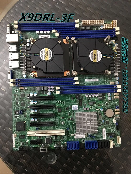  X9DRL-3F supports E5-2680 V2 dual x79 motherboard DDR3 memory with remote dual network port used 90