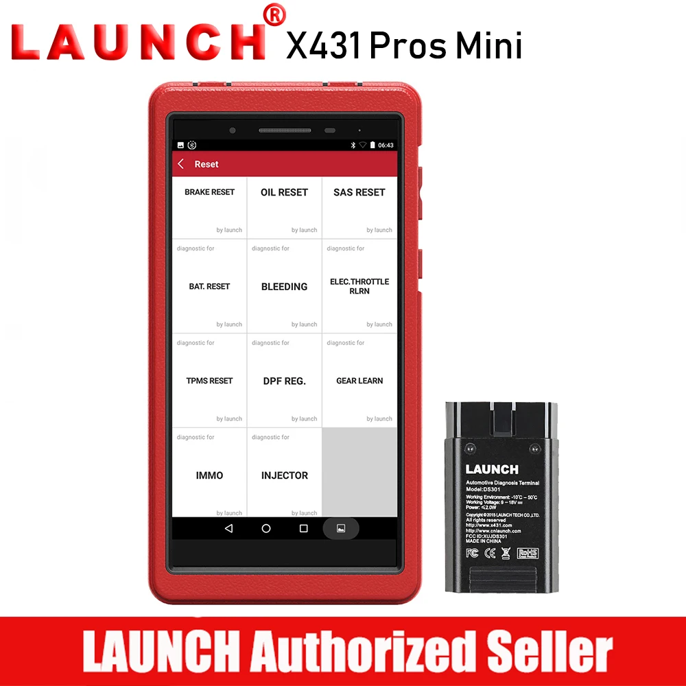 

Launch X431 Pros Mini Automotive Diagnostic Tool OBD2 Car Scanner ECU Coding All System 2 Years Free Update As X431 V Plus