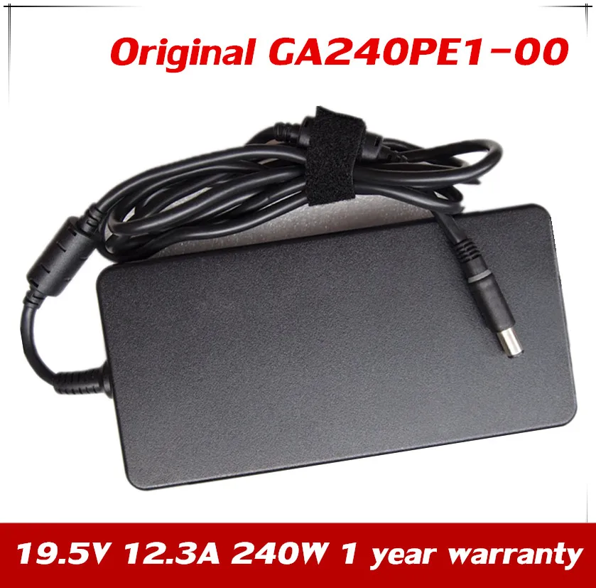 

7XINbox 19.5V 12.3A 240W Original GA240PE1-00 For Dell Alienware M17x R2 R3 R4 M18X AC Power Adapter Charger/Cord M4700 M6400