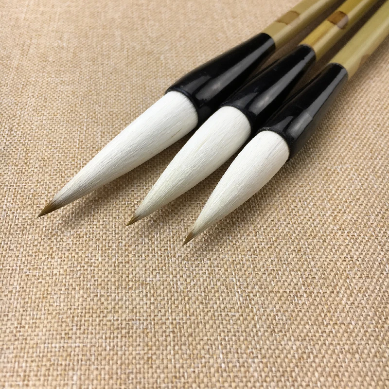 3pcs/set High Quality Woolen and Weasel Hair Writing Brushes Printing