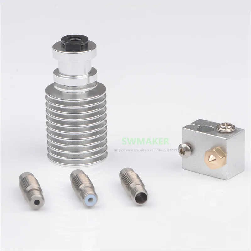 original V6 hotend J-head compatible with remote/direct 1.75mm/3.0mm bowden tube clamp 3D pinter parts | Компьютеры и офис