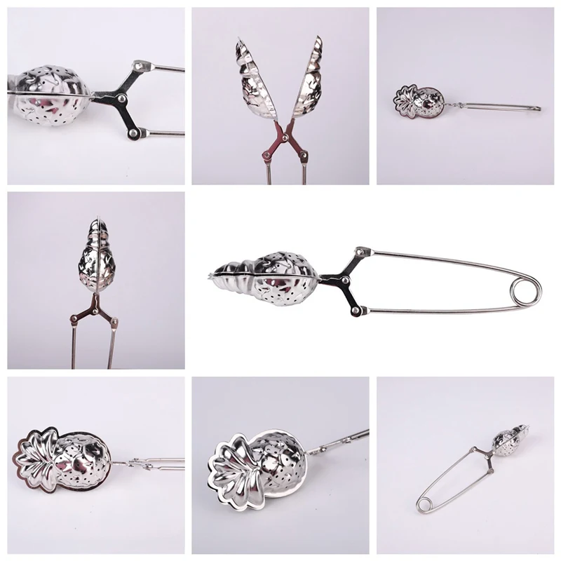 

1 pcs Stainless Steel Drinking Straw Filter Handmade Tea Washable Practical Tea Infusers Household Essentials Tea Ball Spoon