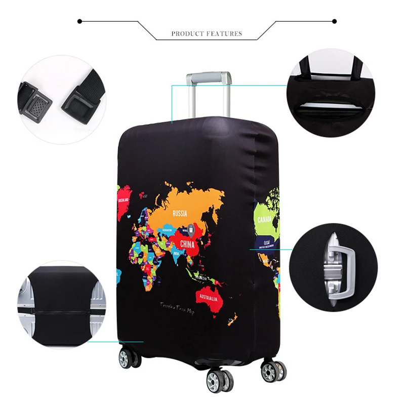 REREKAXI-Planet-Suitcase-Luggage-Cover-18-32Inch-Trolley-Elastic-Protective-Covers-Dustproof-Trunk-Case-Cover-Travel