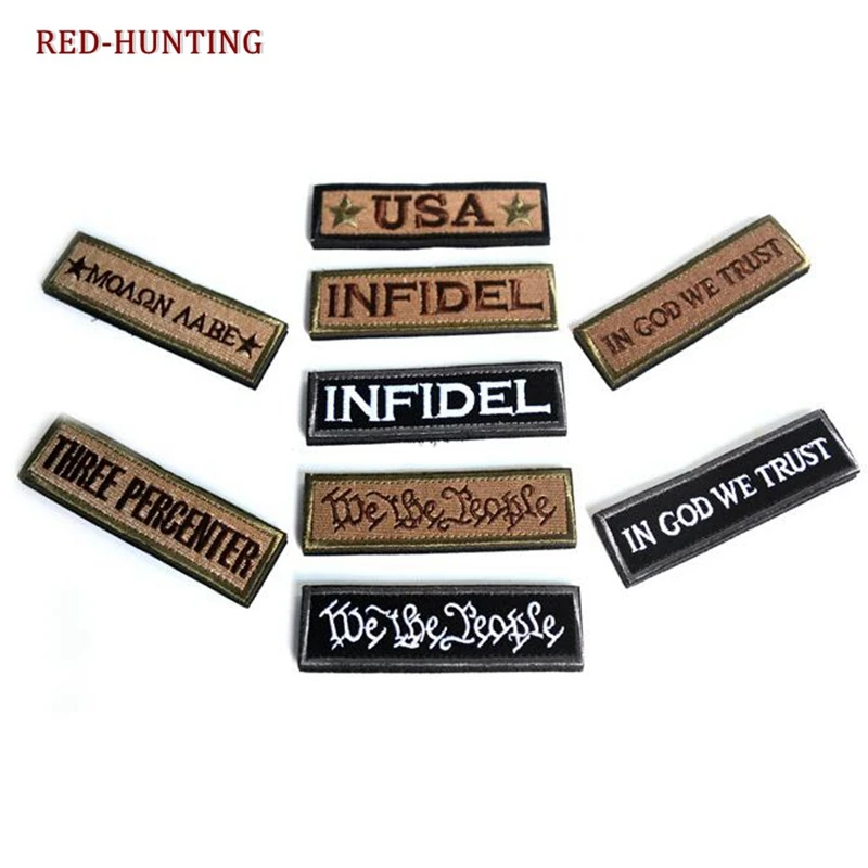 

New 9.5 X 2.6cm Instructor Patch Military Morale Patches For Clothes Emberoidered DIY Handmade Badge Hunting Accessories