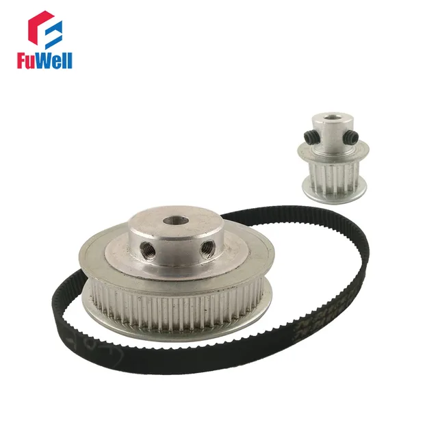 HTD 3M Reduction Timing Belt Pulley Set 15T60T 14/41 Ratio 96mm