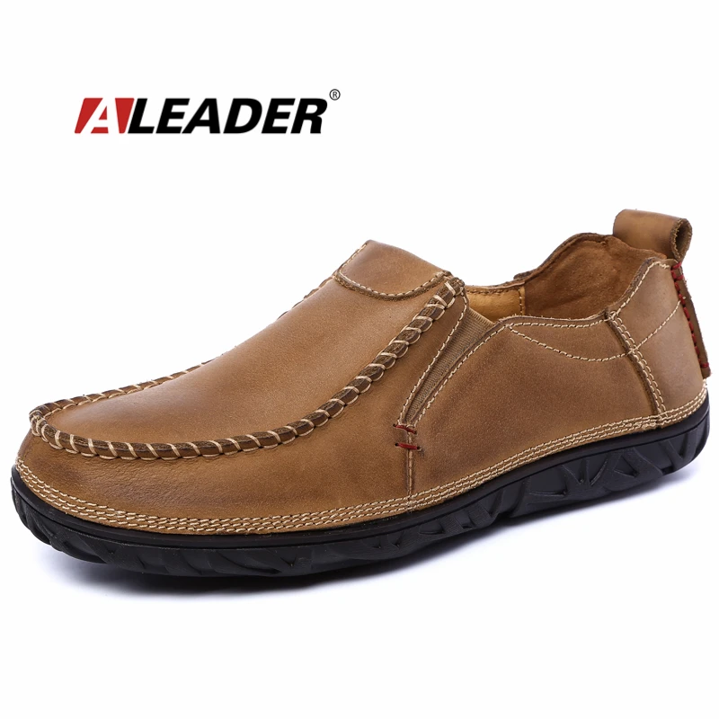 Genuine Leather Mens Shoes Casual Slip On Loafers 2017 Autumn Driving Shoes Oxfords for Man Flat Dress Shoes Men Loafers zapatos цена Genuine Leather Mens Shoes Casual Slip On Loafers 2017 Autumn Driving Shoes Oxfords for Man Flat Dress Shoes Men Loafers zapatos цены онлайн