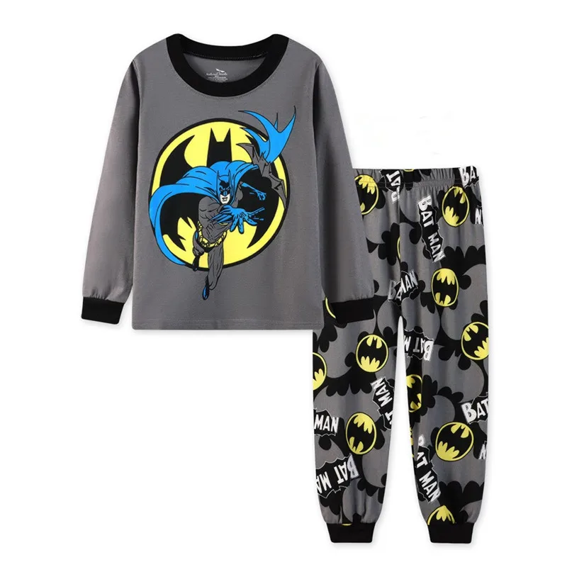 HEYFRIEND/Детские пижамы; комплекты одежды из хлопка; новые детские пижамы с героями мультфильмов для мальчиков и девочек; осенне-зимняя домашняя одежда