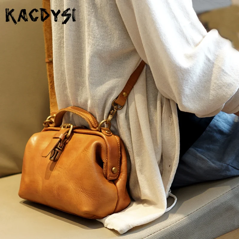 

Vegetable Tanned Leather Original Luxury Women Single-shoulder Bag Cowhide Fashion Female Tote Messenger Satchel Purse Body Bags