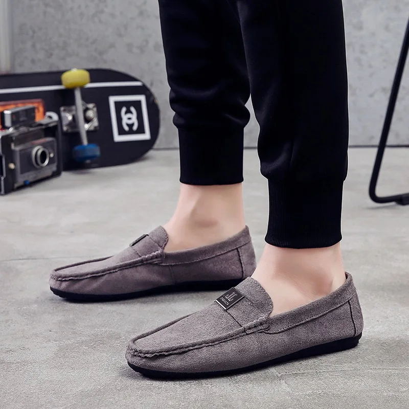 Moccasins Men Spring Slip On Flats Casual Mens Loafers Suede Breathable Red Shoes Summer Comfortable Men Soft Leather Shoes Moccasins Men Spring Slip On Flats Casual Mens Loafers Suede Breathable Red Shoes Summer Comfortable Men Soft Leather Shoes