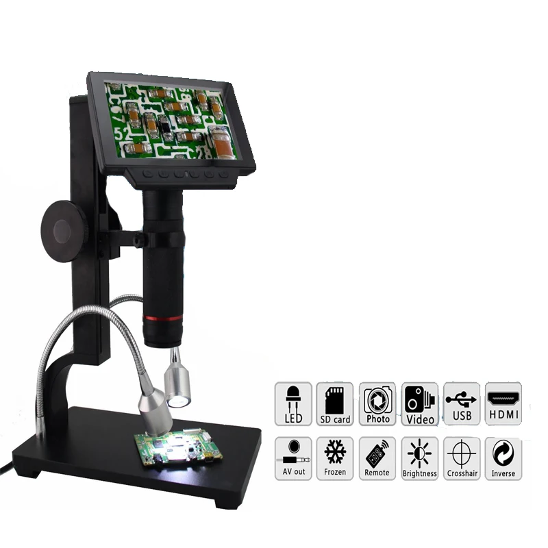 

Remote control ADSM302 5 inch Digital Microscopes Electronic USB Microscope for Industrial Maintenance camera Magnifier