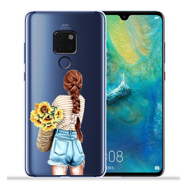 Модный чехол для телефона с изображением суперпапы мамы и дочки для huawei mate 20 Lite Pro mate 9 10 Lite Pro Nova 2 Plus Nova3 Nova3i Etui - Цвет: 15